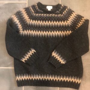J Crew Vintage 100% Wool Sweater